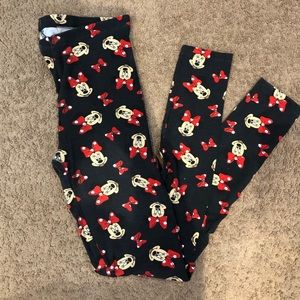 Woman’s Minnie Mouse Leggings Size Medium